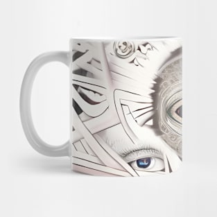 Illuminated Vision (6) - Trippy Psychedelic Eye Mug